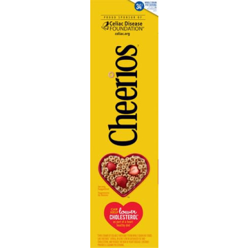 Cheerios Happy Heart Shapes Cereal 18 oz Family Pack