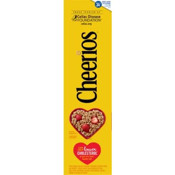 Cheerios Happy Heart Shapes Cereal 18 oz Family Pack