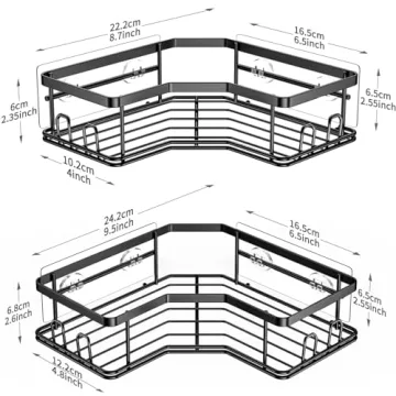 Stylish MAXIFFE Shower Caddy for Bathroom Organization