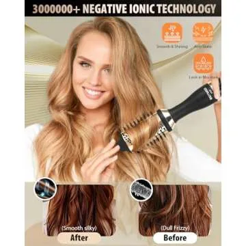 BEITMISS Hair Dryer Brush for Fast Salon-Quality Styling
