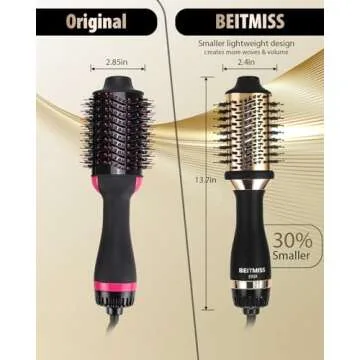 BEITMISS Hair Dryer Brush for Fast Salon-Quality Styling