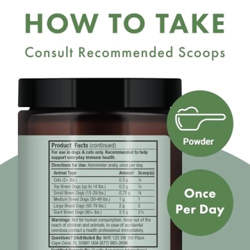 Bark & Whiskers Organic Fermented Mushroom Supplement for Pets