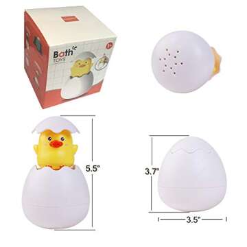 Easter Eggs Bath Toys for Toddlers - Fun Water Play