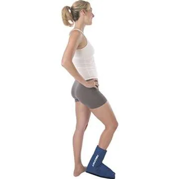Aircast Cryo/Cuff Cold Therapy: Ankle Cryo/Cuff with Non-Motorized (Gravity-Fed) Cooler, One Size Fits Most