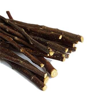 sharllen 100g (3.5oz) Apple Sticks Pet Snacks Chew Toys for Guinea Pigs Chinchilla Squirrel Rabbits ...