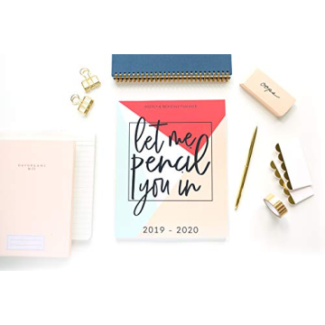 2019-2020 Academic Planner Weekly Monthly Organizer Inspirational