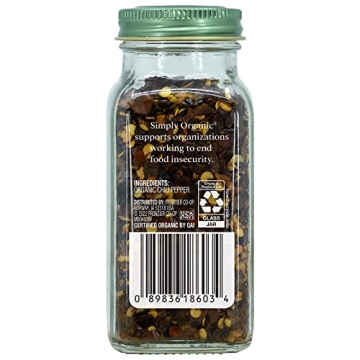 Simply Organic Red Pepper Crushed 1.59 oz - Flavorful Seasoning