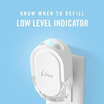 Febreze Plug In Air Fresheners, Linen & Sky Scent, Odor Fighter for Strong Odors, 1 Warmer + 2 Oil Refills- Pack of 2