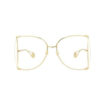 Gucci Luxury Round/Oval Sunglasses Stylish Durable Eyewear