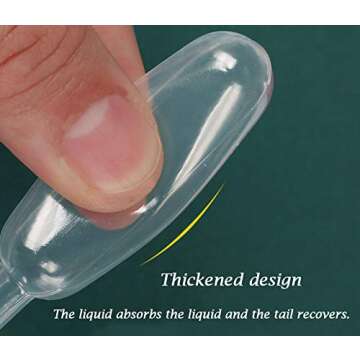 Disposable Plastic Transfer Pipettes，BEBEEPOO 200PCS 3ml Dropping Pipettes Suitable for Essential Oils & Science Laboratory Makeup Tool