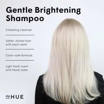 dpHUE Gentle Brightening Shampoo - 8.5 oz - Cleanses While Boosting Brightness & Shine - Fresh, Flor...