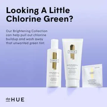 dpHUE Gentle Brightening Shampoo - 8.5 oz - Cleanses While Boosting Brightness & Shine - Fresh, Floral Scent - Color Safe, Vegan, Cruelty Free