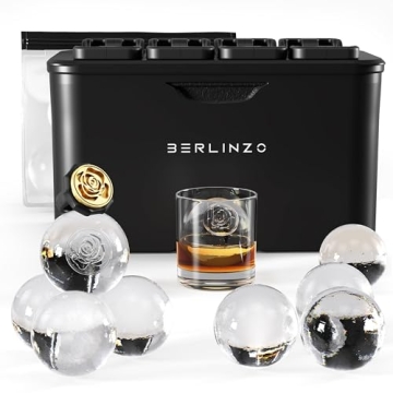 Berlinzo Premium Clear Ice Ball Maker - Elevate Your Drink Experience