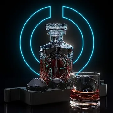 Berlinzo Ice Ball Maker - Clear Ice for Cocktails and Whiskey