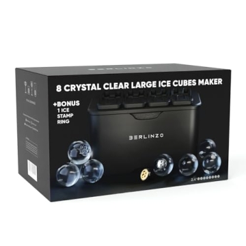 Berlinzo Ice Ball Maker - Clear Ice for Cocktails and Whiskey