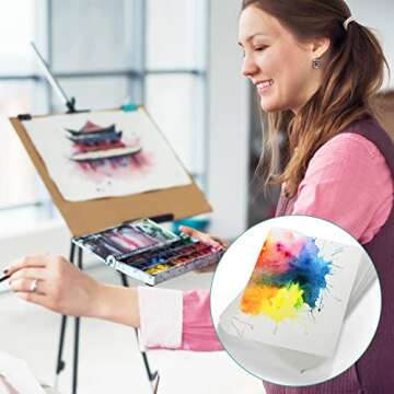 TecUnite 120 Cotton Watercolor Paper for Artists