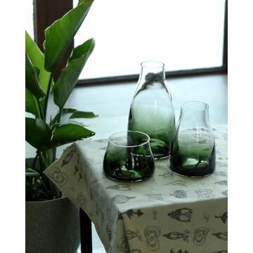 Stylish CONVIVA Glass Vase Set for Modern Home Decor