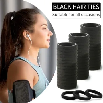 100PCS Hair Ties for Women and Girls - No Damage Elastic