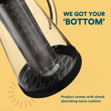 Ovalware Cold Brew & Tea Maker - 1.0L Airtight