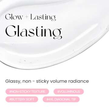 Peripera Ink Glasting Lip Gloss | Non-Sticky, High-Shine, 4XL Wand For Easy Application, Comfortable, Plumping, Fuller-Looking Lips, Moisturizing, Long-Lasting, Vegan (001 CLEAR)