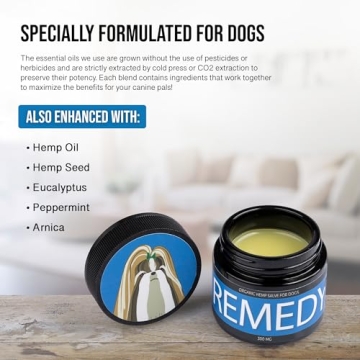 Hemp Dog Health Salve for Skin Relief and Healthy Growth