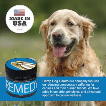 Hemp Dog Health Salve for Skin Relief and Healthy Growth