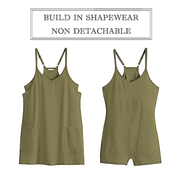 ANRABESS Women Summer Mini Romper Dress Athletic Outfit