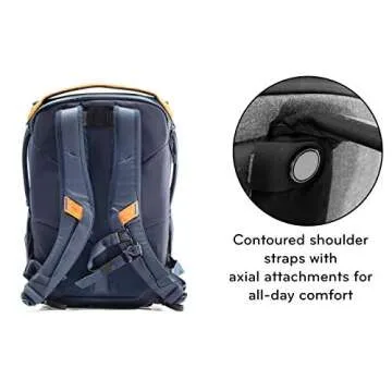 Peak Design Everyday Backpack V2 20L, Camera Bag, Laptop Backpack with Tablet Sleeves, Midnight (BEDB-20-MN-2)