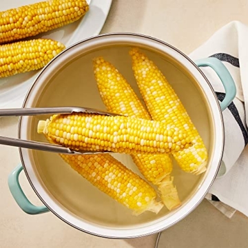 Martha Stewart Thayer 12-Quart Enamel Steel Stock Pot