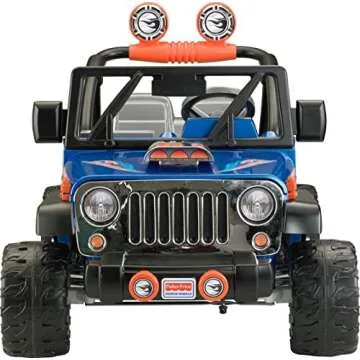 Power Wheels Hot Wheels Jeep Wrangler Ride-On Vehicle for Kids