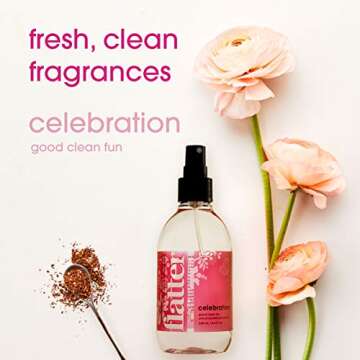 Soak Flatter Smoothing Spray Naturally-derived Wrinkle Release Spray | Starch-Free Alternative for I...