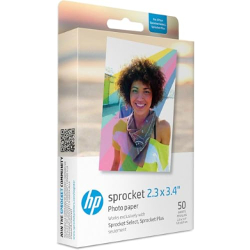 HP Sprocket Select Instant Photo Printer with 50 Sheets