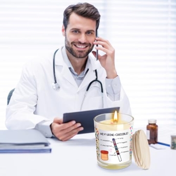 Funny Thank You Gifts for Nurse, Hilarious Thank You Gifts for Doctor, Nurse, Urologist, Nephrologist, Healthcare Worker,Clinical Instructor, Urology, Urine Pun Appreciation Gifts, 7oz Lavender Candle