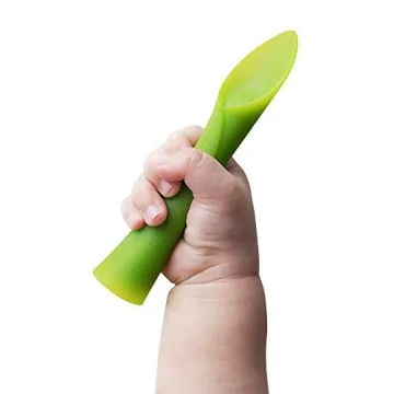 Olababy Silicone Soft-Tip Training Spoon for Baby Led Weaning