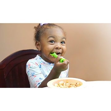 Olababy Silicone Soft-Tip Training Spoon for Baby Led Weaning