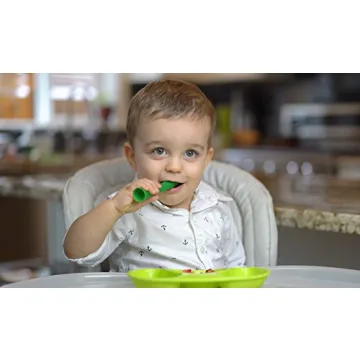 Olababy Silicone Soft-Tip Training Spoon for Baby Led Weaning
