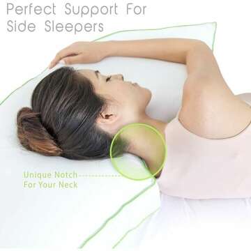 Sleep Yoga® Side Sleeper Pillow for Perfect Support