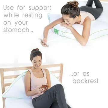 Sleep Yoga® Side Sleeper Pillow for Perfect Support