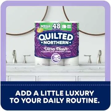 Quilted Northern Ultra Plush Toilet Paper, 9 Mega Rolls