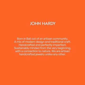 John Hardy Bamboo Pendant Necklace with Black Sapphire (Black Sapphire- 16-18")