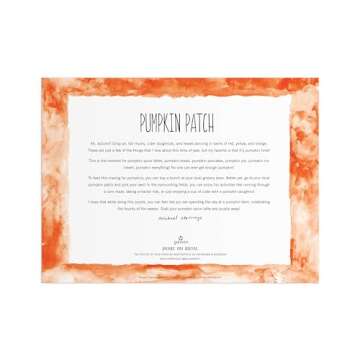 Galison Pumpkin Patch – 1000 Piece Michael Storrings Jigsaw Puzzle Featuring Beautiful Artwork of A Pumpkin Patch During A Fall Day