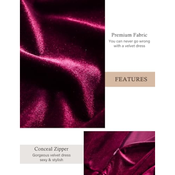 Stunning Velvet Cocktail Dress for Winter Events