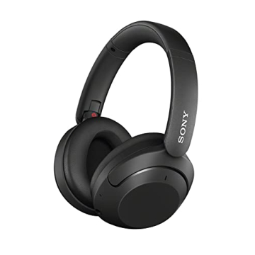 Sony WH-XB910N EXTRA BASS Noise Cancelling Headphones, Wireless Bluetooth Over the Ear Headset with ...