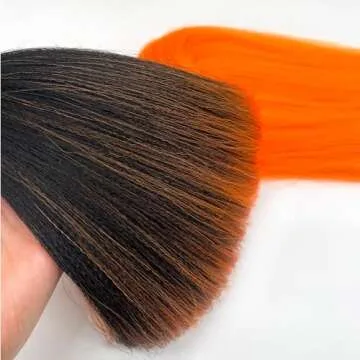 UPruyo Orange Ombre Braiding Hair - Pre Stretched Extensions