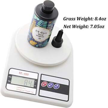 Epoxy UV Resin Clear Hard,ONGHSD UV Jewelry Resin Glue Sunlight Ultraviolet Curing Resin Crystal Liquid for DIY/Kids Craft Jewelry Making Supplies Mold Not Included (200g/7.05oz)