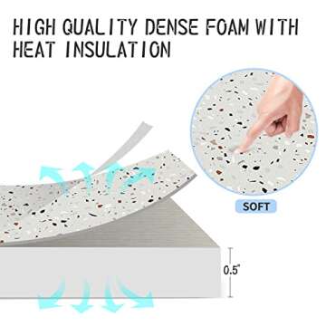 Yay Mats Stylish Extra Large Baby Play Mat. Soft, Thick, Non-Toxic Foam Covers 6 ft x 4 ft. Expandable Tiles with Edges Infants and Kids Playmat Tummy Time Mat