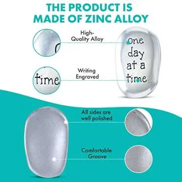 Quadow Thumb Stones for Anxiety Relief and Support