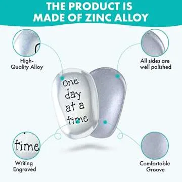 Quadow Thumb Stones for Anxiety Relief and Support