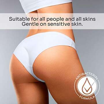 BellamiLuxx Butt Acne Clearing Treatment: with 2% Salicylic Acid and Tea Tree Oil, Effective Body Acne Treatment and Folliculitis Treatment, Butt Acne Cream for Reduce Body Acne