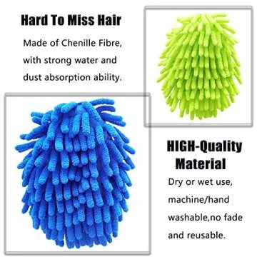 13 Inch Microfiber Feather Duster with 4 Washable Heads